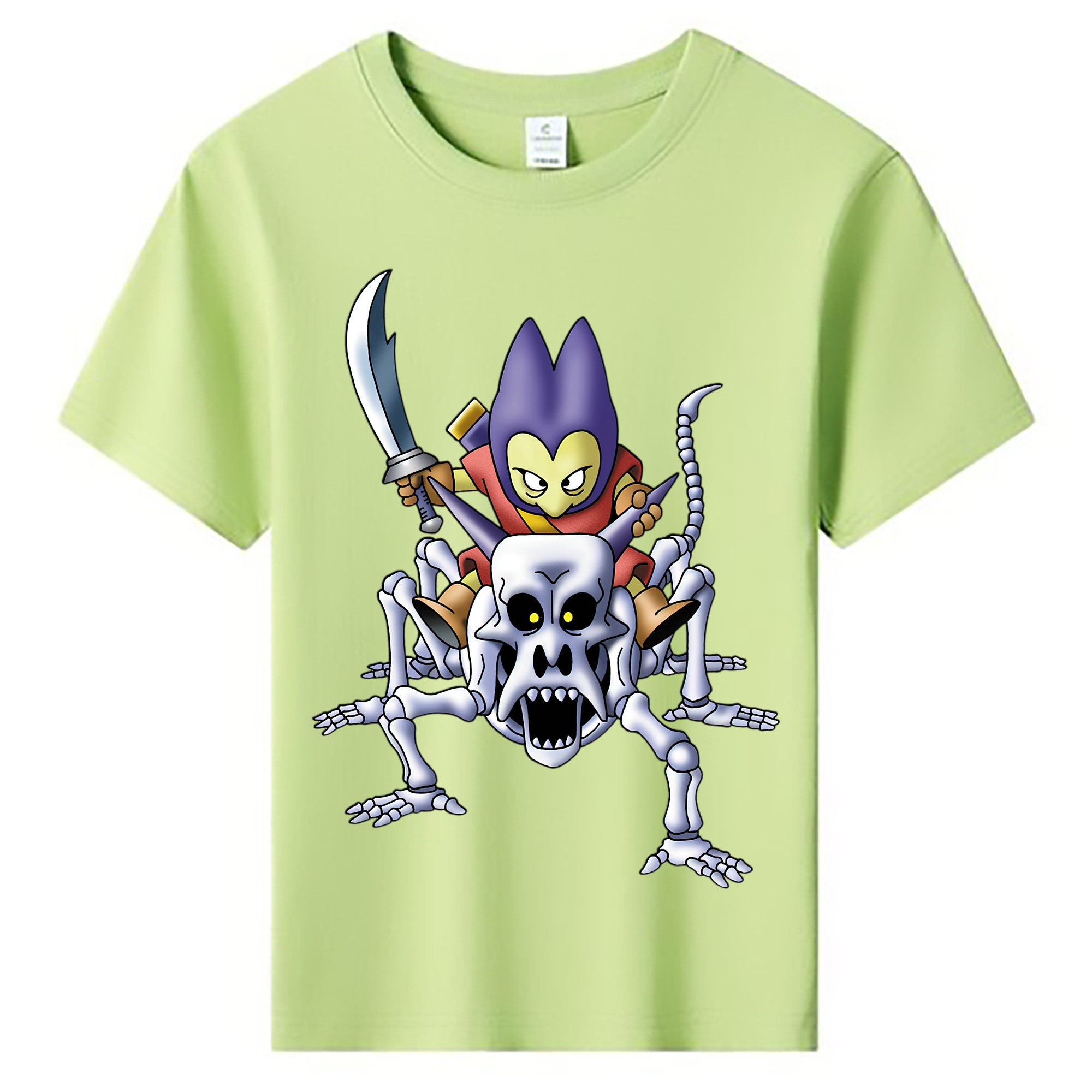 （画像用） ドラゴンクエスト Doragon Kuesuto Dragon Quest 綿100％キッズTシャツ（フロントプリント）